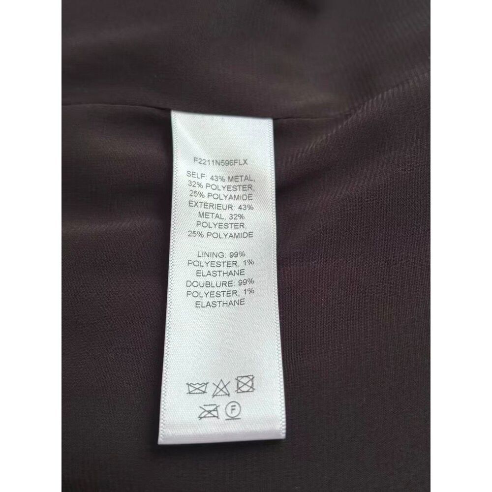 NWT.$4.5k Carolina Herrera Metallic Floral Brocade Shift Dress Sz 2 - Picture 13 of 16